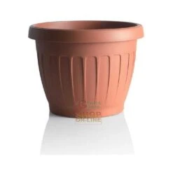 VASO IN PLASTICA BAMA TERRACOTTA CM. 45 -Vendite Agrariagioiese vaso in plastica bama terracotta cm 45 1