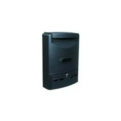 VIGOR CASSETTA POSTALE IN ALLUMINIO EURO-MAXI CM. 29x10x39h NERA -Vendite Agrariagioiese vigor cassetta postale in alluminio euro maxi cm 29x10x39h nera 1