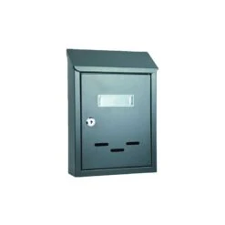 VIGOR CASSETTA POSTALE PER LETTERE MOD. EZRA ANTRACITE CM. 21x7x30h.