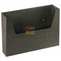 VIGOR CESTINO PER PUBBLICITA CITY NERO-MEDIO CM. 36X8X23h. -Vendite Agrariagioiese vigor cestino per pubblicita city nero medio cm 36x8x23h 1