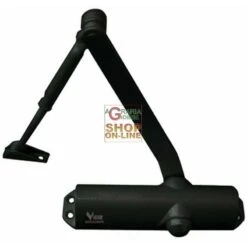 VIGOR CHIUDIPORTA CON ARRESTO NERO FORZA N3 -Vendite Agrariagioiese vigor chiudiporta con arresto nero forza n3 1