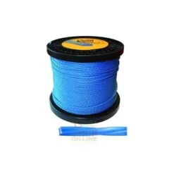 VIGOR FILO PER DECESPUGLIATORE QUADRATO IN NYLON CON POLVERE DI ALLUMINIO DIAM. 4 MT. 120