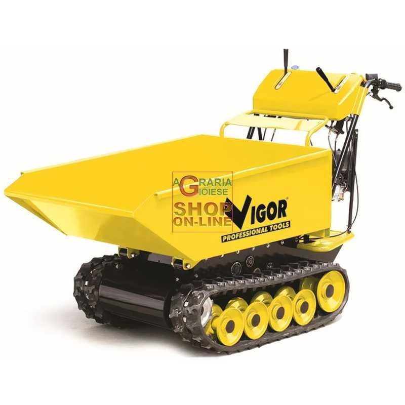 VIGOR MINITRANSPORTER CARRIOLA A MOTORE CINGOLATA HP. 6,5 1 VIGOR MINITRANSPORTER CARRIOLA A MOTORE CINGOLATA HP. 6,5