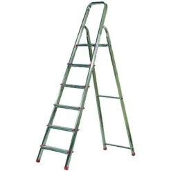 VIGOR SCALA ERCOLE LEGGERA PER CASA IN ALLUMINIO 6 GRADINI