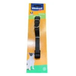 VITAKRAFT COLLARE PER CANI IN NYLON NERO CM. 1,5x38 TAGLIA S