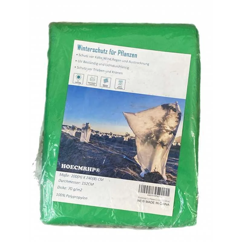 WINTERSCHUTZ CAPPUCCIO ANTIGELO TNT PROTEZIONE PIANTE BIANCO GR/MQ 70 CM 240x200h. PZ. 1 1 WINTERSCHUTZ CAPPUCCIO ANTIGELO TNT PROTEZIONE PIANTE BIANCO GR/MQ 70 CM 240x200h. PZ. 1