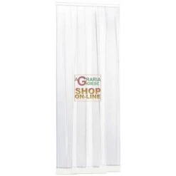 ZANZARIERA A STRISCE 4 BANDELLE BIANCA CM.100X250