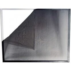 ZANZARIERA ADESIVA CON FISSAGGIO A STRAPPO IRS CM. 150x300 PER PORTA NERO