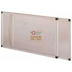 ZANZARIERA ESTENDIBILE IRS IN ALLUMINIO ANODIZZATO CM. 50x70h