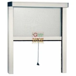 ZANZARIERA IN ALLUMINIO SOTTILE VERTICALE BIANCO CM.120X250