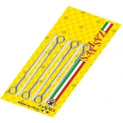 ZASEVES Art N. 16CX6BL SPIEDINI IN ACCIAIO INOX CM. 25 PZ. 6